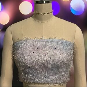 Lavender Fairy Bandeau Crop Top
